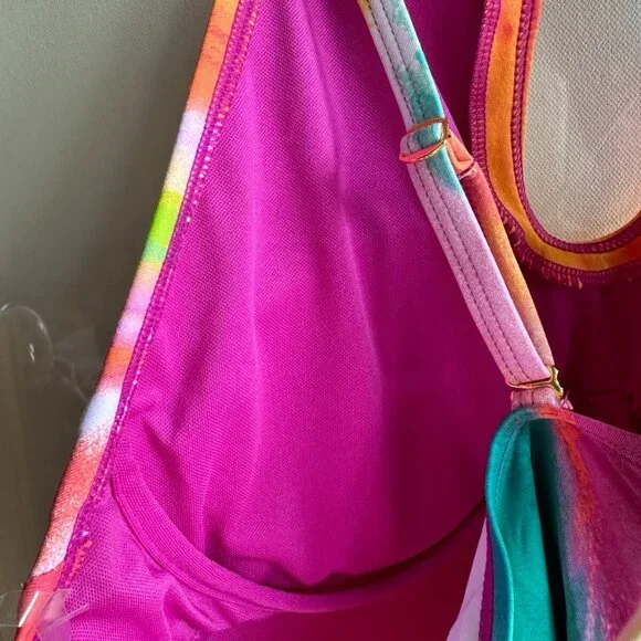 NWT $158 BLEU BY ROD BEATTIE WOMEN'S SWIMSUIT 2 pc tankini skirt set UNDERWIRE - Picture 7 of 7